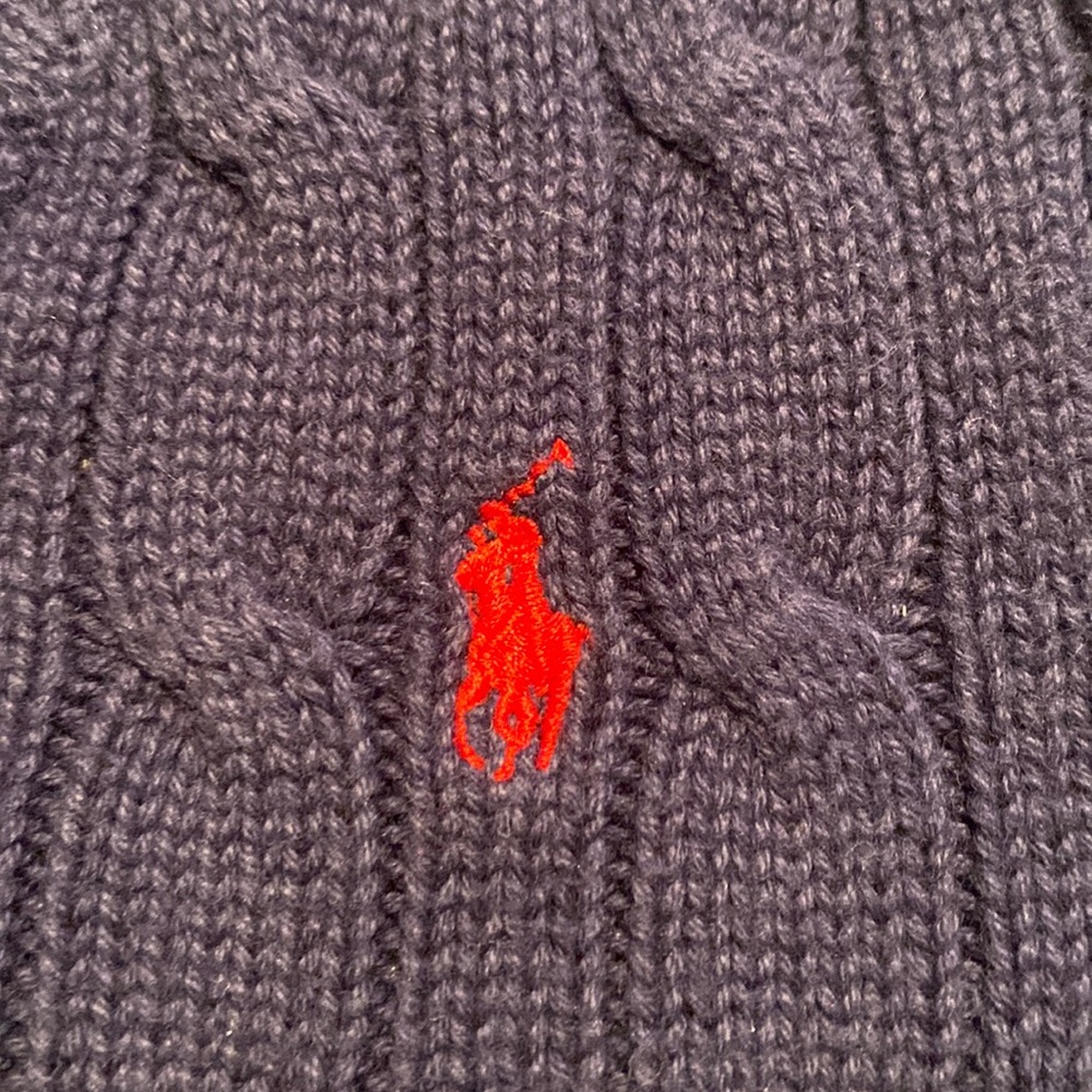 Polo Ralph Lauren Blue cable Sweater Vest